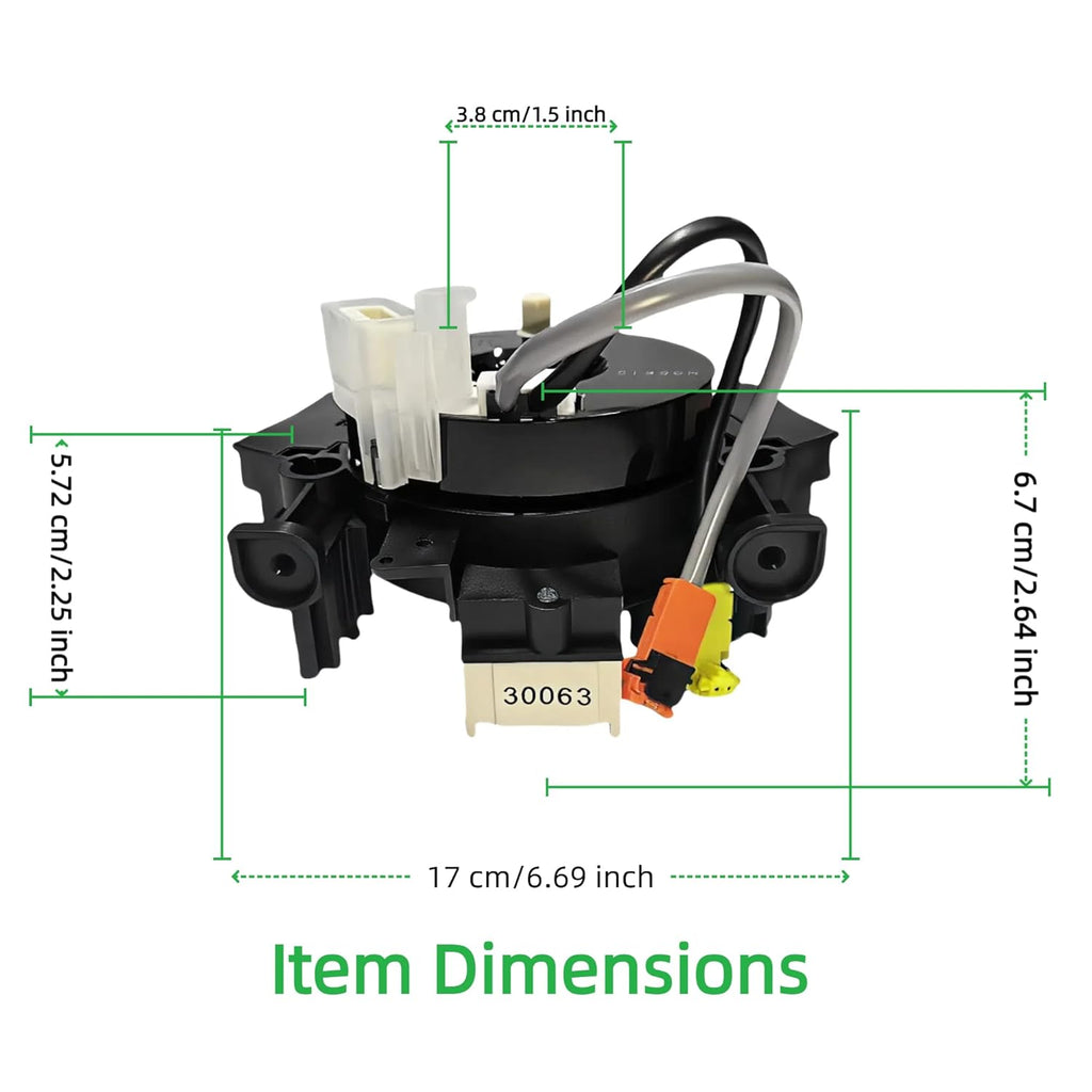 B5567-CB66A Replacement Wire Clcok-Spring for Nissan Titan 2004-2015,Rogue 2007-2015,Versa/Sentra 2007-2012,Murano 2003-2007,Maxima/Quest/350Z 2004-2009 Fits Part#25567-ET025 25567-5X00A 25560-9CH2D