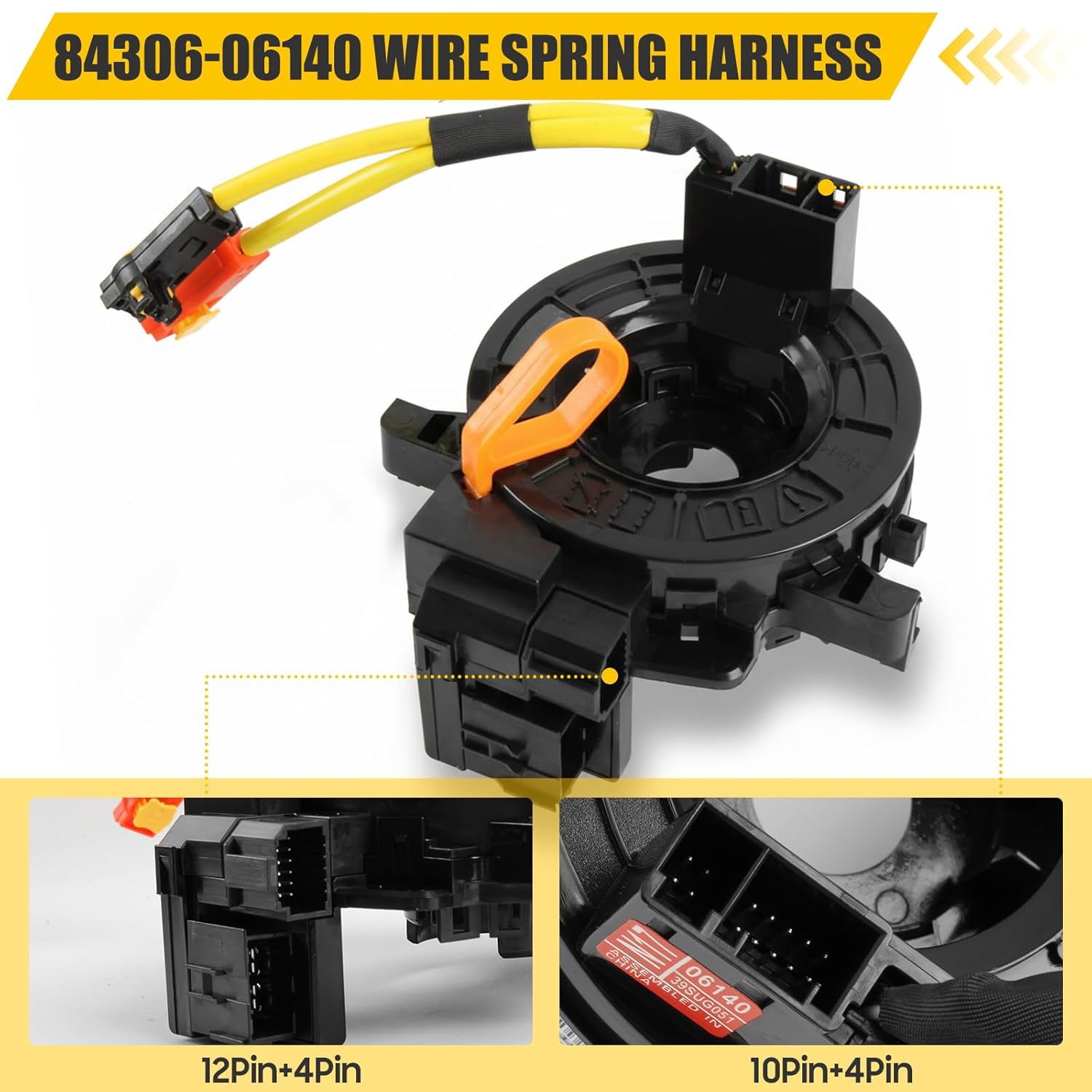 Replacement Wire for Toyota Tacoma Camry Corolla RAV4 Tundra Prius Sienna 4Runner Highlander Avalon Yaris Sequoia Matrix Prado, Fits Part# 84306-48030 84306-06140 84306-0E010