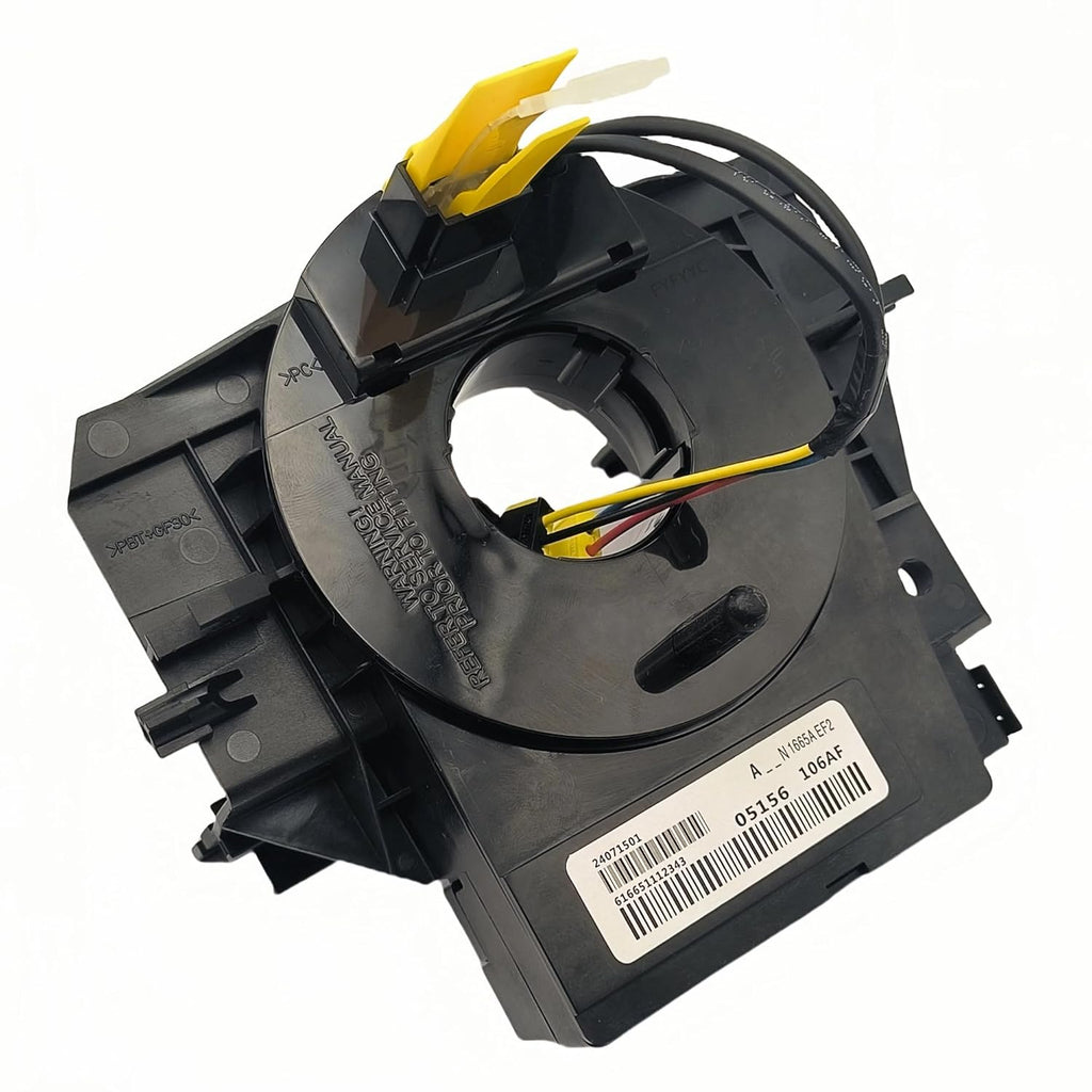 5156106AF Steering Sensor Assembly Clcok Spring Fits 2007-2018 Wrangler JK, Grand Cherokee WK, Patriot MK/Compass MK; Replaces 5156106AG/AA/AB. (with an Angle Sensor)