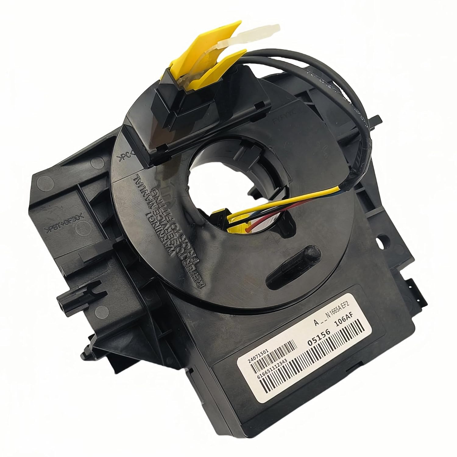 5156106AF Steering Sensor Assembly Clcok Spring Fits 2007-2018 Wrangler JK, Grand Cherokee WK, Patriot MK/Compass MK; Replaces 5156106AG/AA/AB. (with an Angle Sensor)