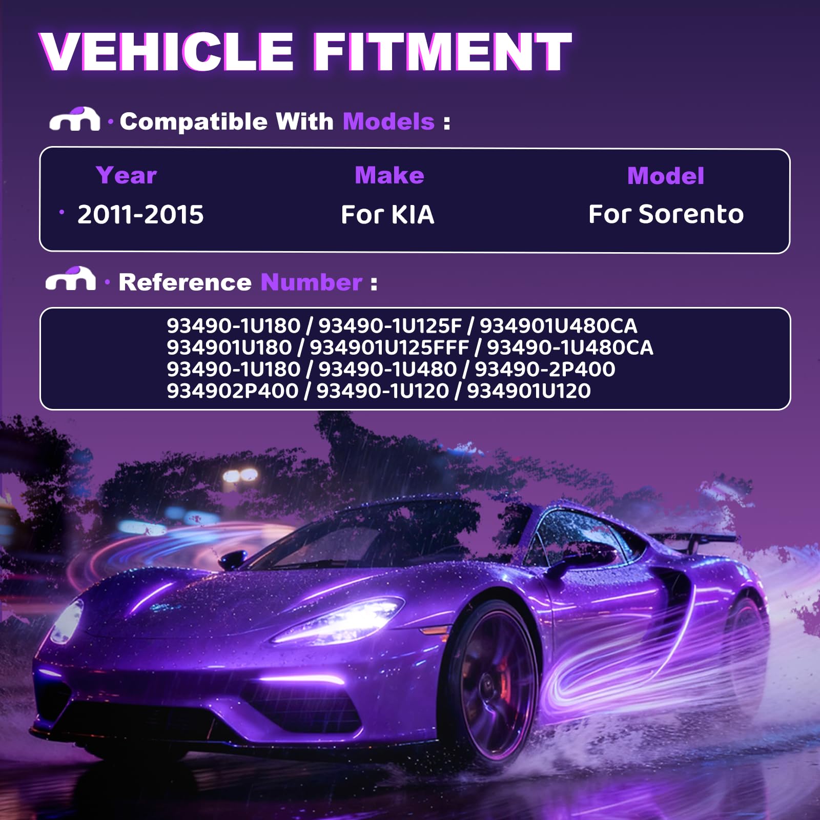 ABS fit for KIA Sorento 2011 2012 2013 2014 2015 934902p400 / 93490-1U125 93490-1U180,2011-2015 kia Sorento 93490/93490-1U480 / 93490-2P400 / 934902P400 / 93490-1U120 / 934901U120