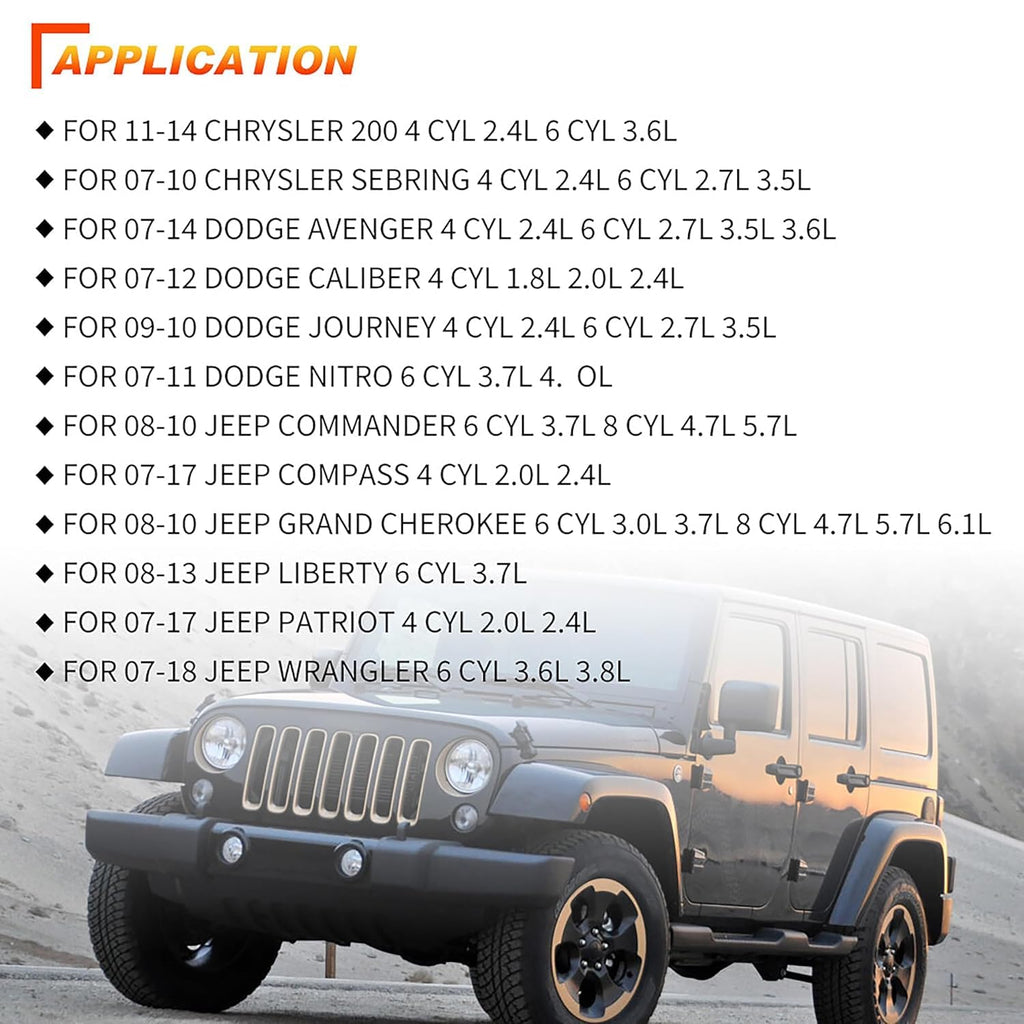 5156106AF Replacement Steering Wheel Wire Clcok-Spring Compatible with Jeep Wrangler JK, Grand Cherokee WK, Compass MK/Patriot MK(with an Angle Sensor) 𝟐 𝐘𝐞𝐚𝐫 𝐖𝐚𝐫𝐫𝐚𝐧𝐭𝐲