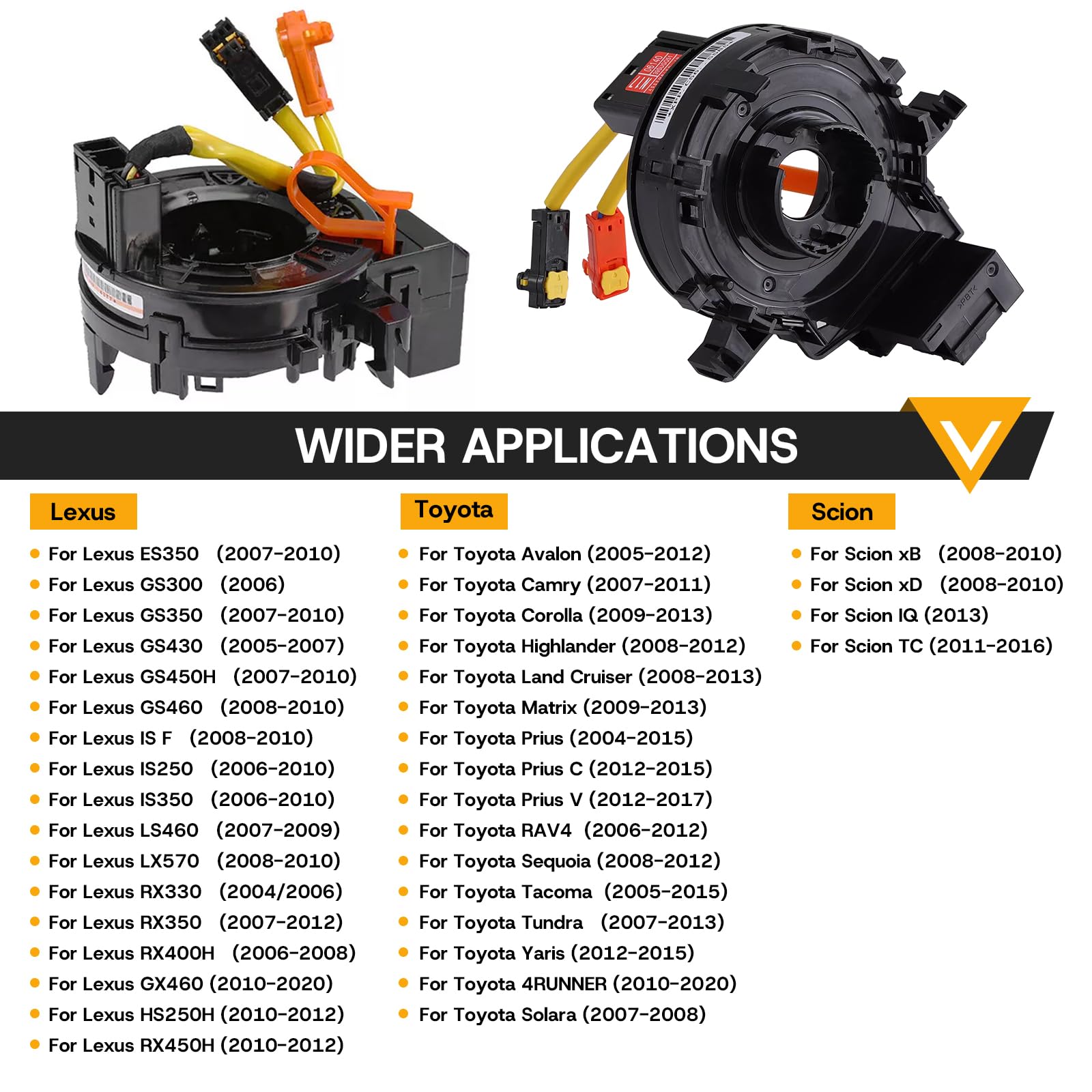 Replacement Wire 84306-0E010 84306-48030 Fit Toyota Avalon Rav4 Tundra, 2009-2012 Corolla, 2008-2012 Highlande, 2005-2009 Tacoma, 007-2011 Camry