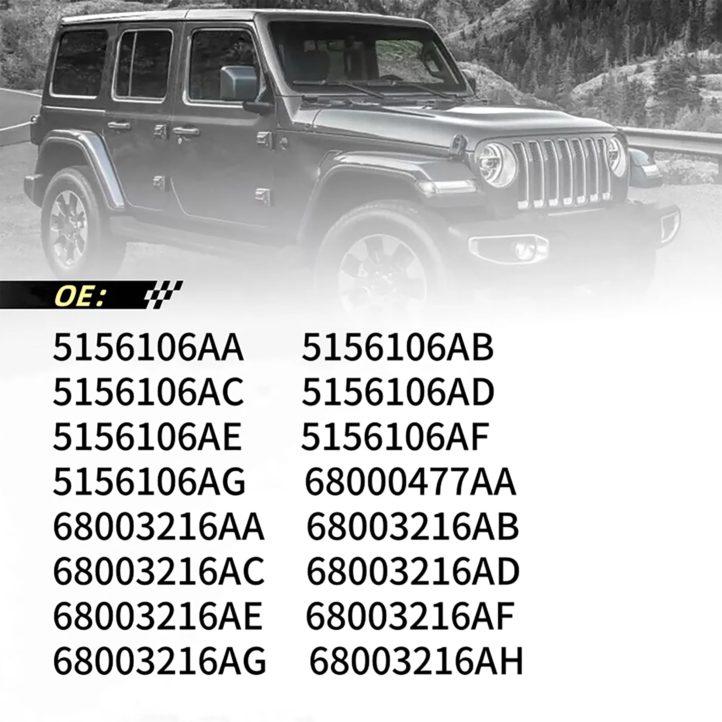 5156106AF Replacement Steering Wheel Wire Clcok-Spring Compatible with Jeep Wrangler JK, Grand Cherokee WK, Compass MK/Patriot MK(with an Angle Sensor) 𝟐 𝐘𝐞𝐚𝐫 𝐖𝐚𝐫𝐫𝐚𝐧𝐭𝐲