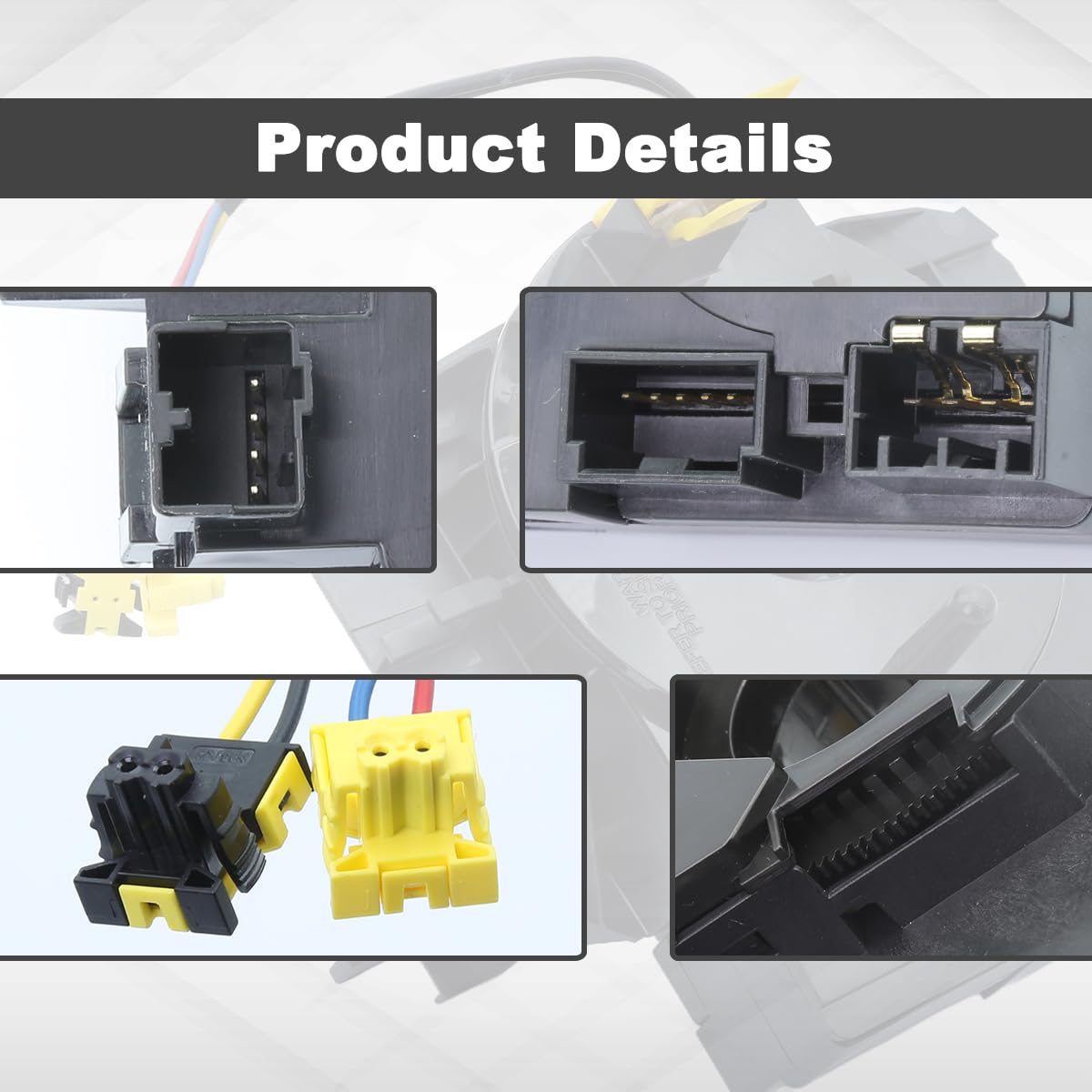 Angle Sensor Clock Spring for Jeep Wrangler JK/Compass MK/Patriot MK 2007-2018（5156106AF/AG/AA/AB/AC/AD Compatible）