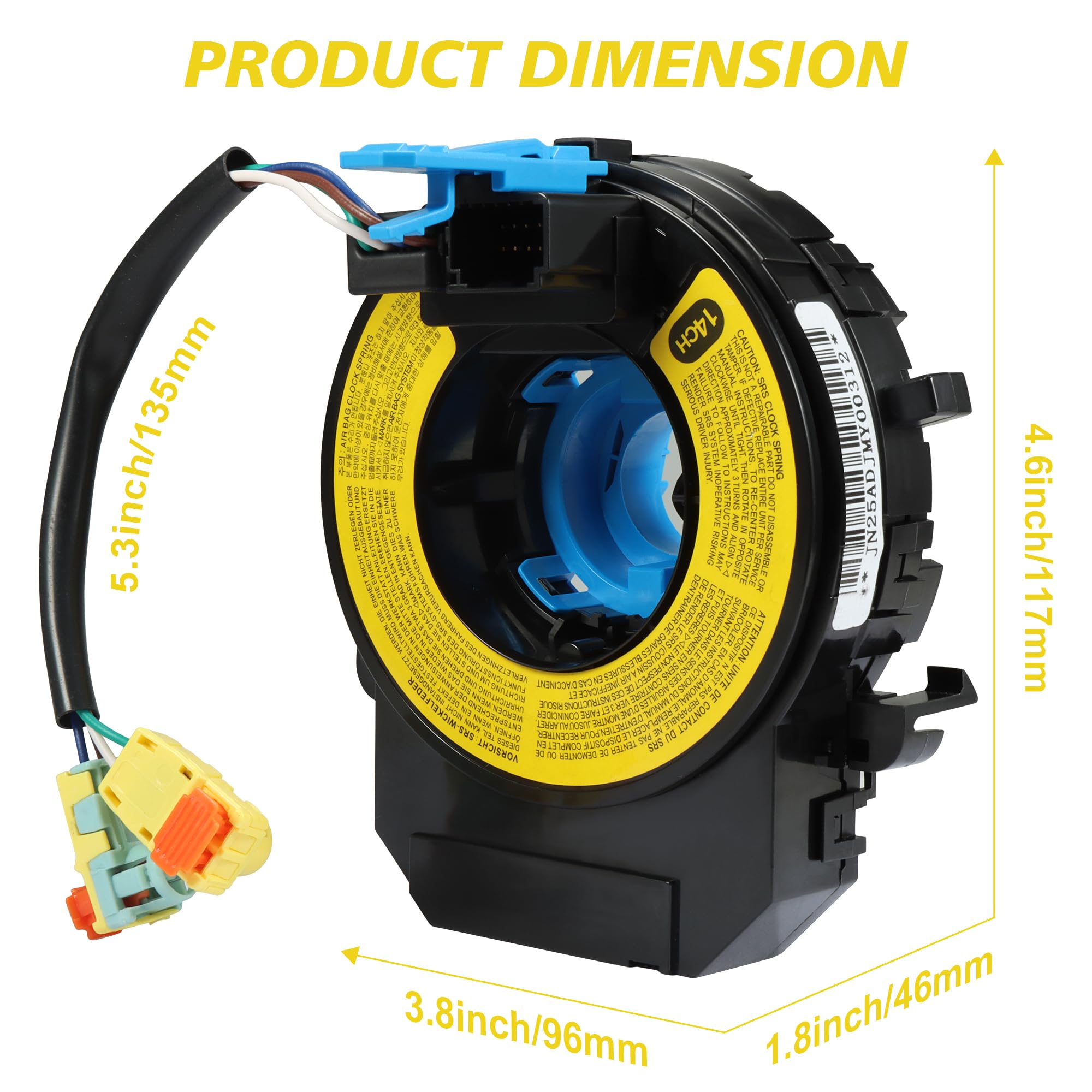 93490-3Q120 93490-3X040 Replacement Harness Fits for Hyundai Elantra 2011 2012 2013 2014 2015 2016, for Hyundai Sonata 2009 2010 2011 2012 2013 2014 2015, Comptible with Hyundai Accessories