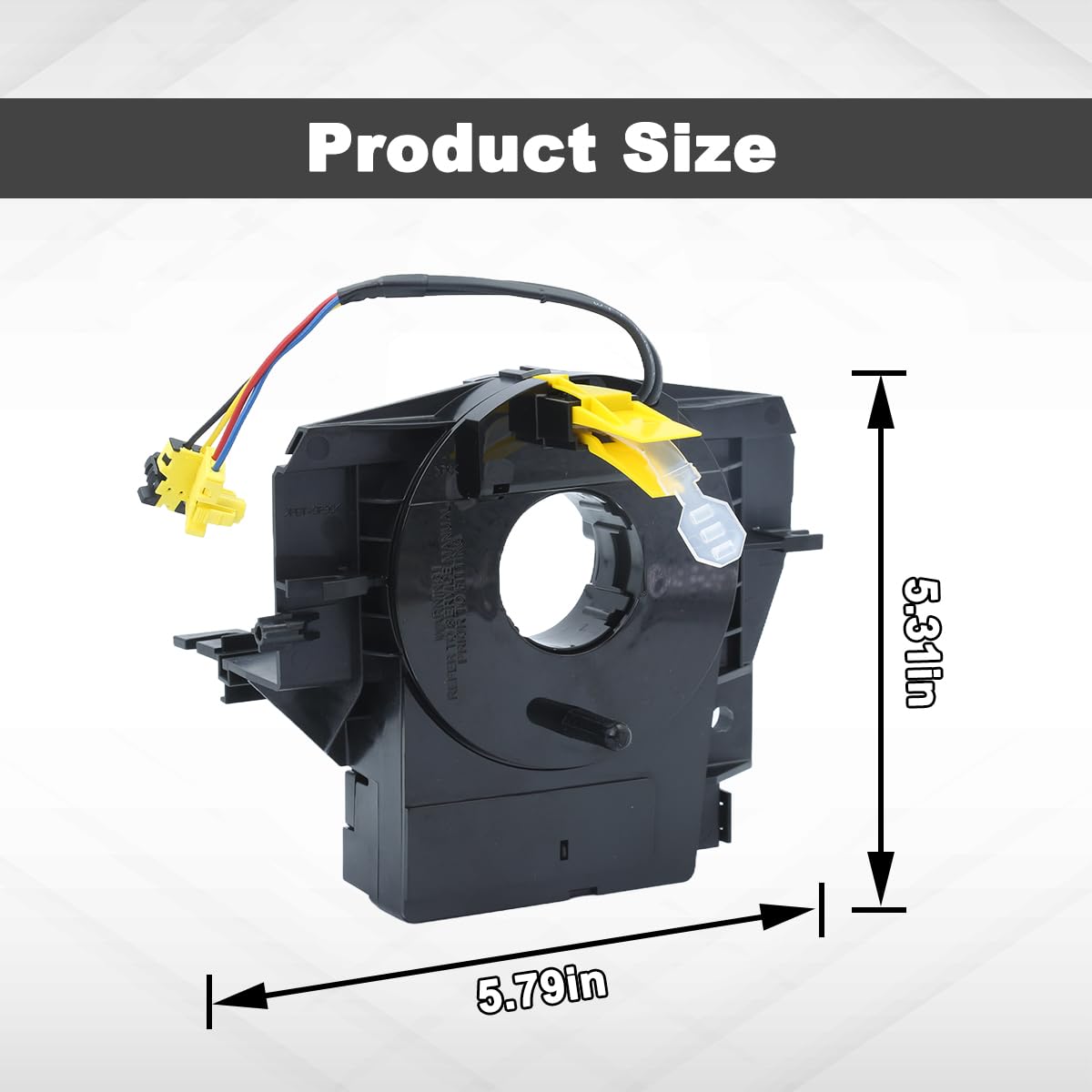 Angle Sensor Clock Spring for Jeep Wrangler JK/Compass MK/Patriot MK 2007-2018（5156106AF/AG/AA/AB/AC/AD Compatible）